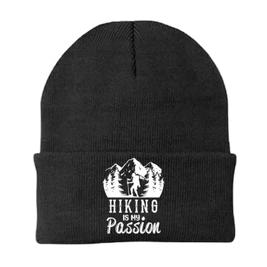 Hiking Is My Passion Embroidered Beanie